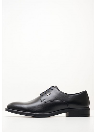 Men Shoes 13202 Black Leather S.Oliver