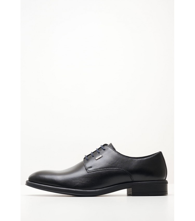 Men Shoes 13202 Black Leather S.Oliver