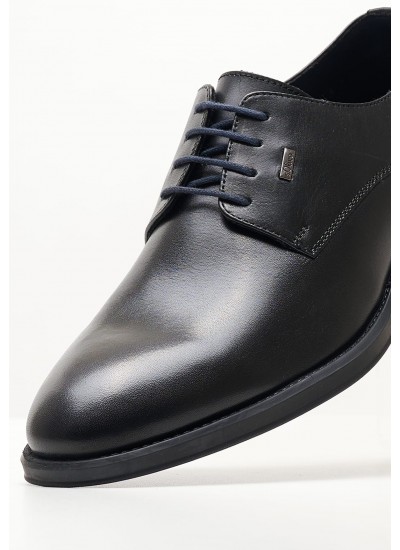 Men Shoes 13202 Black Leather S.Oliver