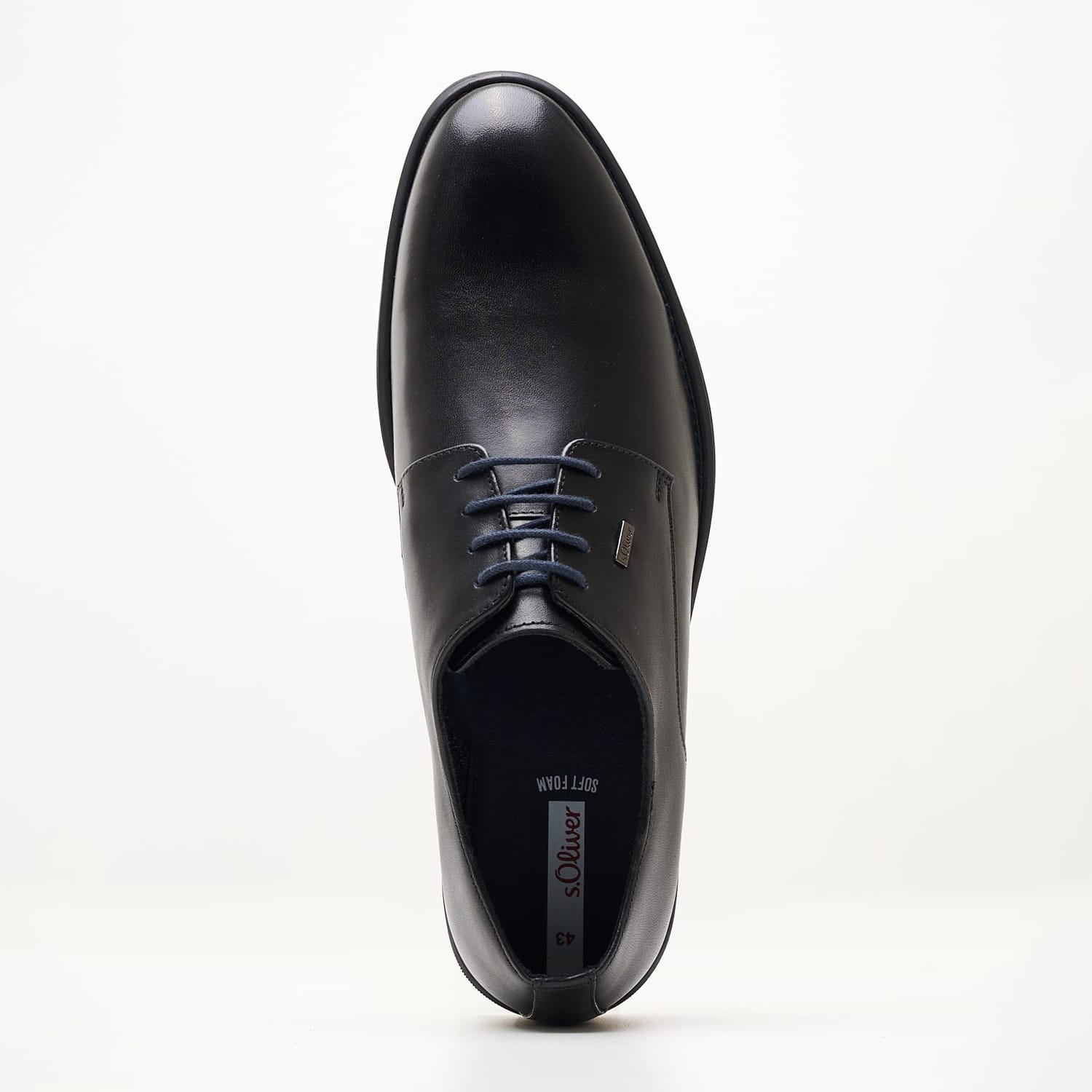 Men Shoes 13202 Black Leather S.Oliver Men Shoes 13202 Black Leather S.Oliver