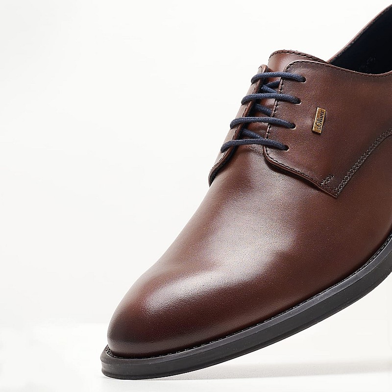 Men Shoes 13202 Brown Leather S.Oliver