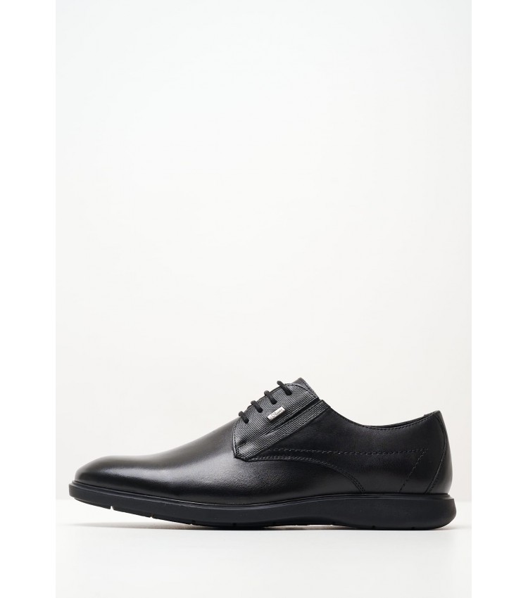 Men Shoes 13609 Black Leather S.Oliver