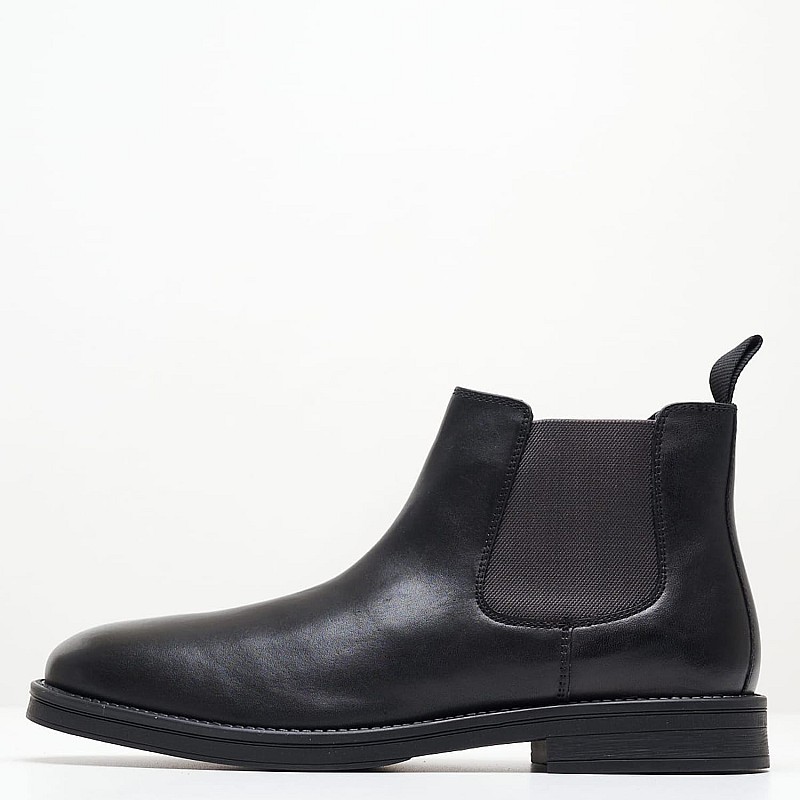 Men Boots 15300 Black Leather S.Oliver