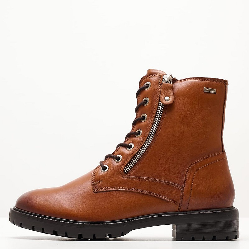 Γυναικεία Μποτάκια 25219 Ταμπά Δέρμα S.Oliver