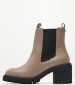 Women Boots 25416 Taupe Leather S.Oliver
