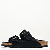 Γυναικεία Flats Arizona.Shearling Μαύρο Δέρμα Καστόρι Birkenstock Γυναικεία Flats Arizona.Shearling Μαύρο Δέρμα Καστόρι Birkenstock