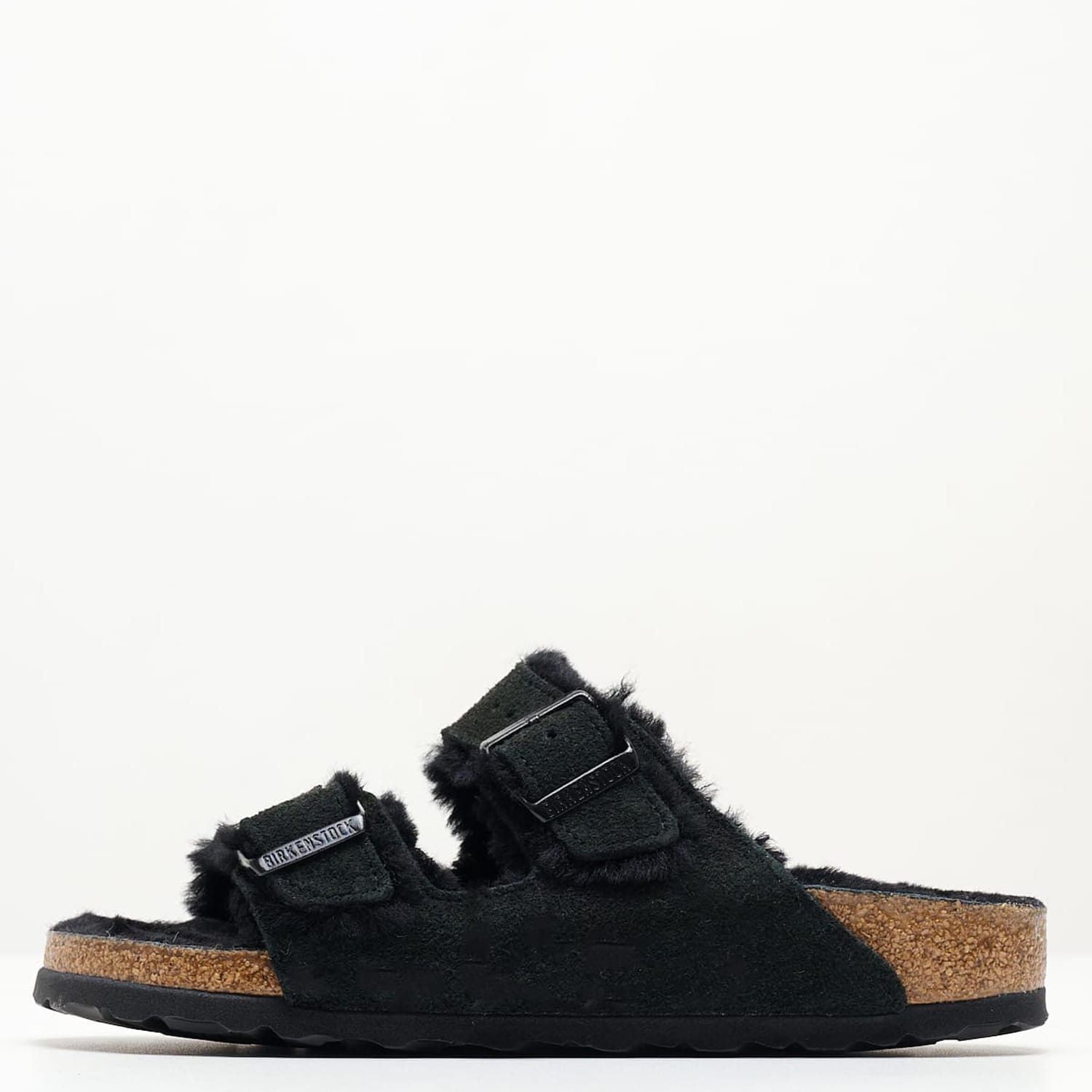 Γυναικεία Flats Arizona.Shearling Μαύρο Δέρμα Καστόρι Birkenstock Γυναικεία Flats Arizona.Shearling Μαύρο Δέρμα Καστόρι Birkenstock