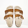 Γυναικεία Flats Arizona.Shea Καφέ Δέρμα Καστόρι Birkenstock Γυναικεία Flats Arizona.Shea Καφέ Δέρμα Καστόρι Birkenstock