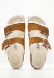 Γυναικεία Flats Arizona.Shea Καφέ Δέρμα Καστόρι Birkenstock