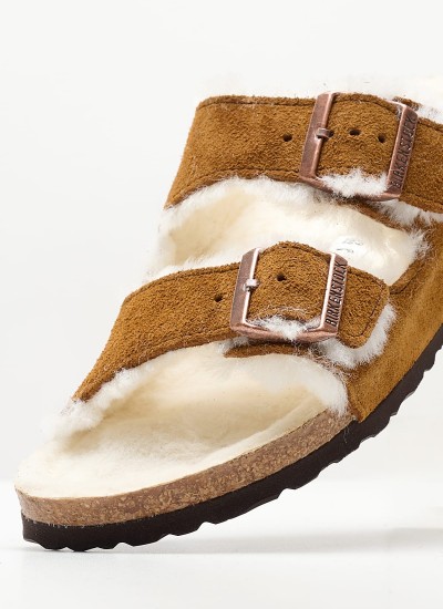Γυναικεία Flats Gizeh.Big.Buckle Μαύρο Δέρμα Birkenstock