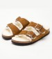 Γυναικεία Flats Arizona.Shea Καφέ Δέρμα Καστόρι Birkenstock