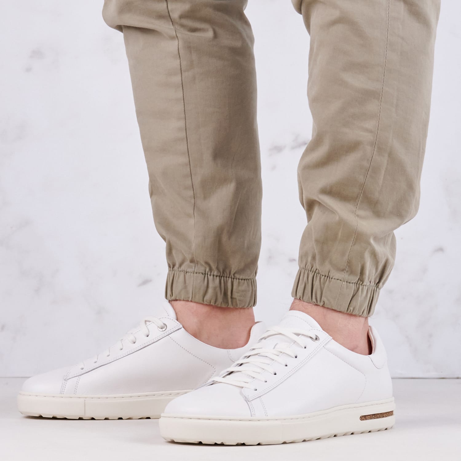 Men Casual Shoes Bend.Low White Leather Birkenstock Men Casual Shoes Bend.Low White Leather Birkenstock