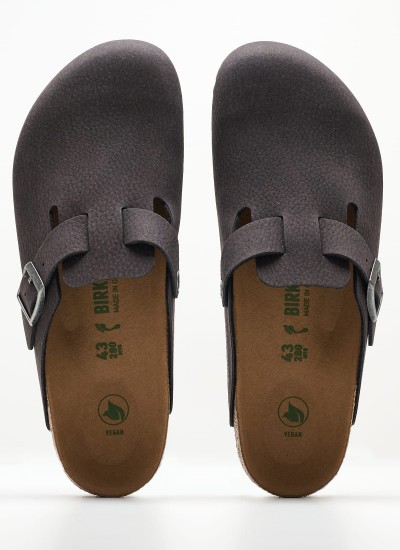 Γυναικεία Flats Arizona.BS Ασημί ECOleather Birkenstock