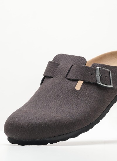 Γυναικεία Flats Arizona.BS Ασημί ECOleather Birkenstock