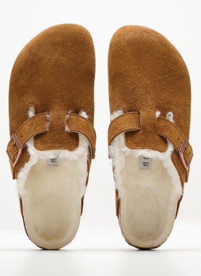 Γυναικεία Flats Arizona.BS Ασημί ECOleather Birkenstock
