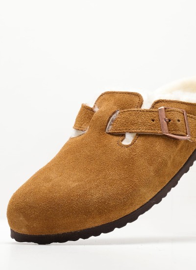 Γυναικεία Flats Arizona.BS Ασημί ECOleather Birkenstock