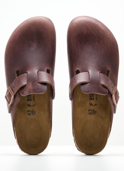 Γυναικεία Flats Arizona.BS Ασημί ECOleather Birkenstock