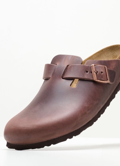 Γυναικεία Flats Arizona.BS Ασημί ECOleather Birkenstock