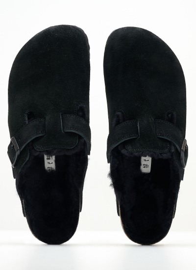 Γυναικεία Flats Arizona.BS Ασημί ECOleather Birkenstock