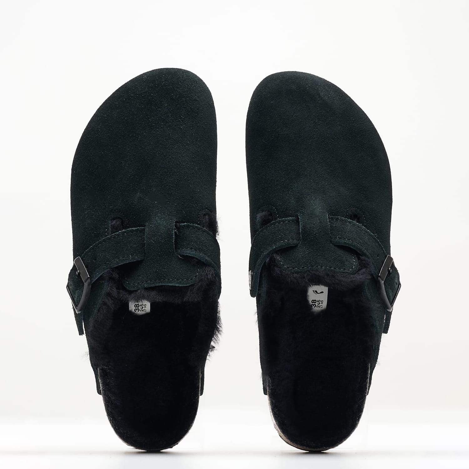 Γυναικεία Mules Boston.Shea Μαύρο Δέρμα Καστόρι Birkenstock