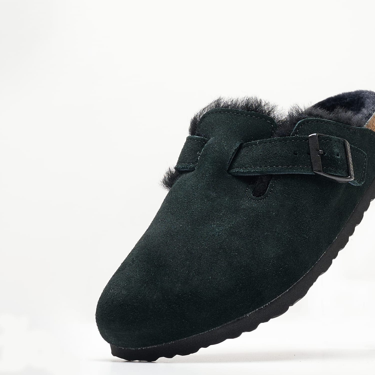 Γυναικεία Mules Boston.Shea Μαύρο Δέρμα Καστόρι Birkenstock