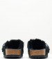 Women Sleepers Boston.Shea Black Buckskin Birkenstock