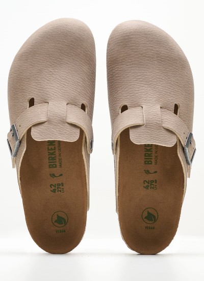 Γυναικεία Flats Arizona.BS Ασημί ECOleather Birkenstock