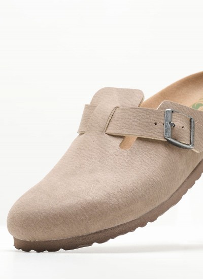 Γυναικεία Flats Arizona.BS Ασημί ECOleather Birkenstock