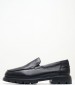 Men Moccasins 11705 Black Leather 24HRS