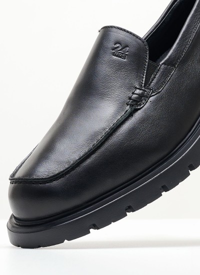 Men Shoes M4972.GLM Black Leather Boss shoes