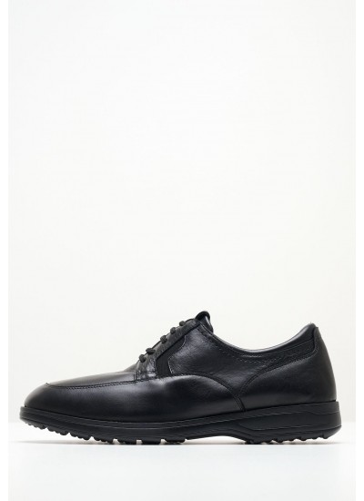 Men Shoes 11722 Black Leather 24HRS