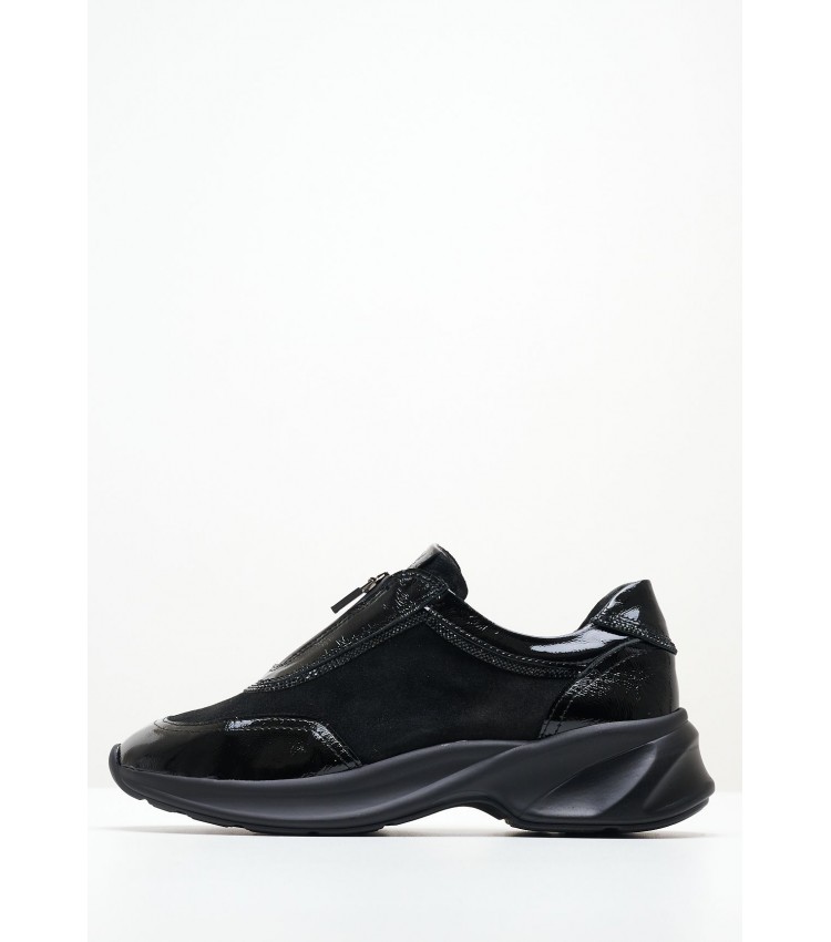 Women Casual Shoes 25892 Black Buckskin 24HRS