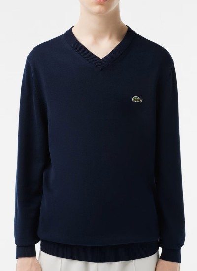 Ανδρικά Παντελόνια HH2661 Σκούρο Μπλε Βαμβάκι Lacoste