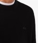 Ανδρικές Μπλούζες AH1969 Μαύρο Μαλλί Lacoste