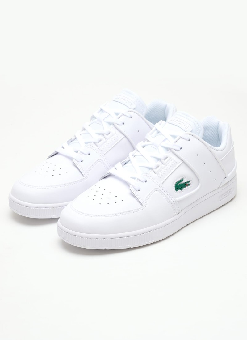 Men Casual Shoes from the Lacoste brand Court.Cage White Leather