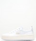 Women Casual Shoes Crnb.Plat White Leather Lacoste
