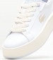 Γυναικεία Παπούτσια Casual Crnb.Plat Άσπρο Δέρμα Lacoste