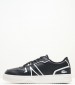 Men Casual Shoes L001.7Sma Black Leather Lacoste