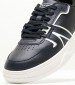 Men Casual Shoes L001.7Sma Black Leather Lacoste