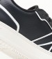 Ανδρικά Παπούτσια Casual L001.7Sma Μαύρο Δέρμα Lacoste