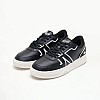 Ανδρικά Παπούτσια Casual L001.7Sma Μαύρο Δέρμα Lacoste Ανδρικά Παπούτσια Casual L001.7Sma Μαύρο Δέρμα Lacoste