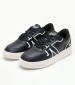 Men Casual Shoes L001.7Sma Black Leather Lacoste