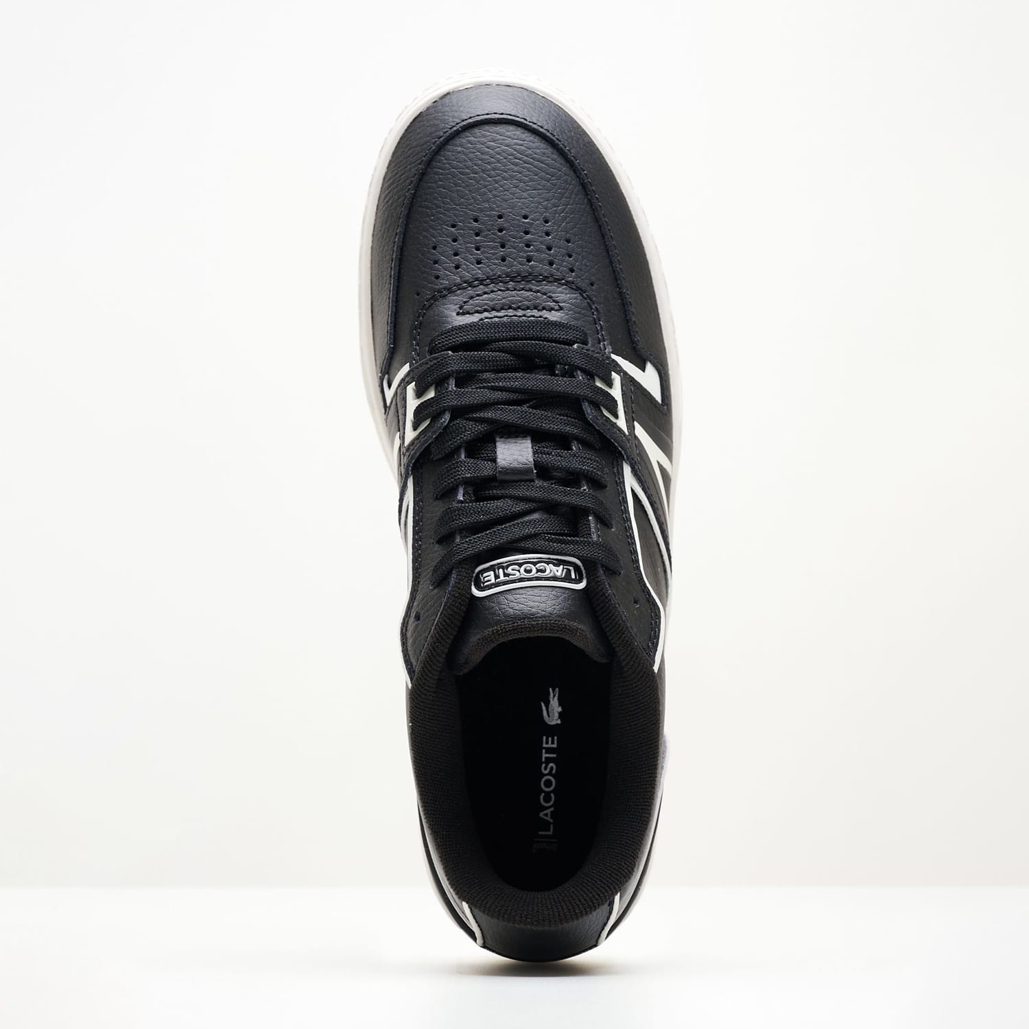 Ανδρικά Παπούτσια Casual L001.7Sma Μαύρο Δέρμα Lacoste Ανδρικά Παπούτσια Casual L001.7Sma Μαύρο Δέρμα Lacoste