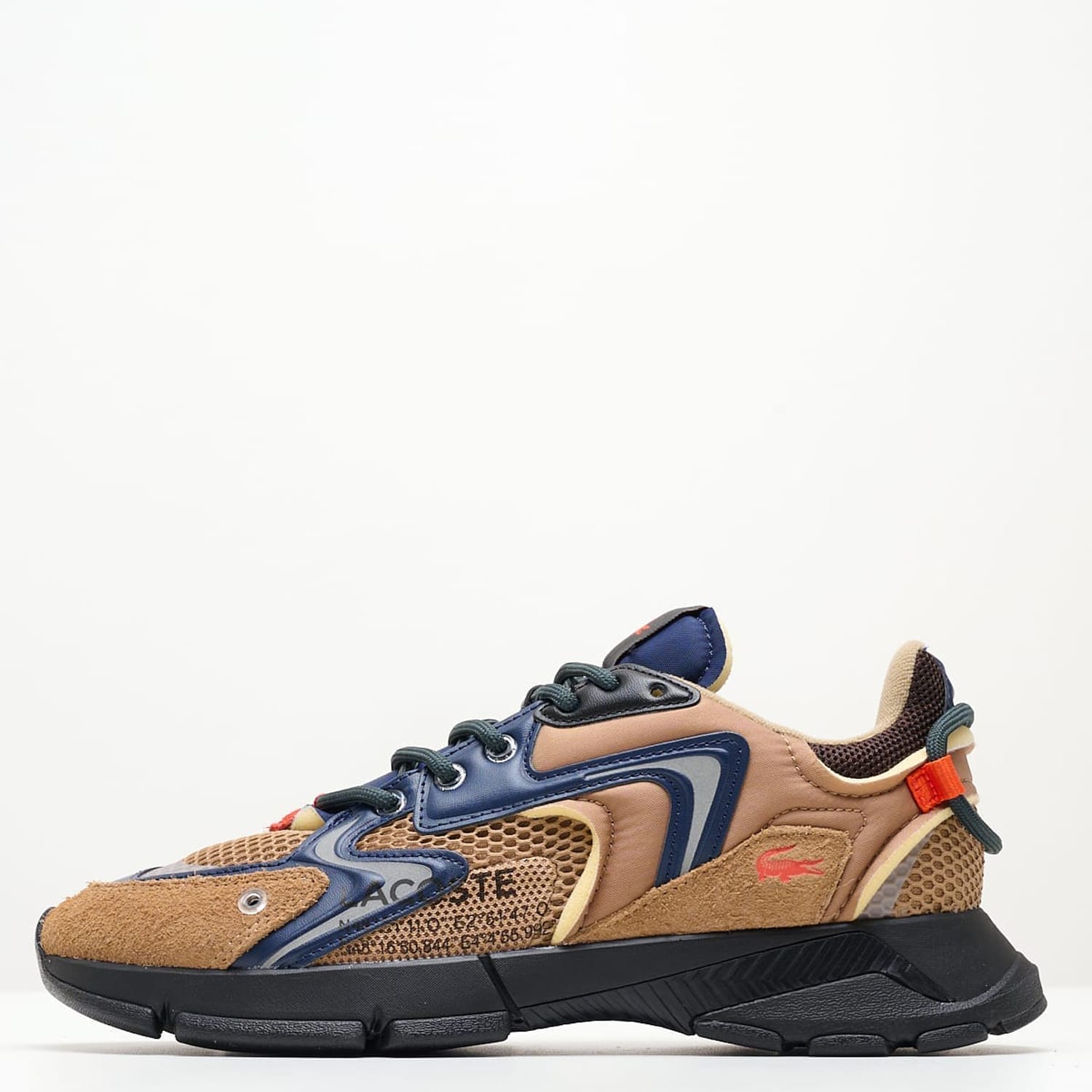 Ανδρικά Παπούτσια Casual L003.24.K Καφέ Δέρμα Καστόρι Lacoste