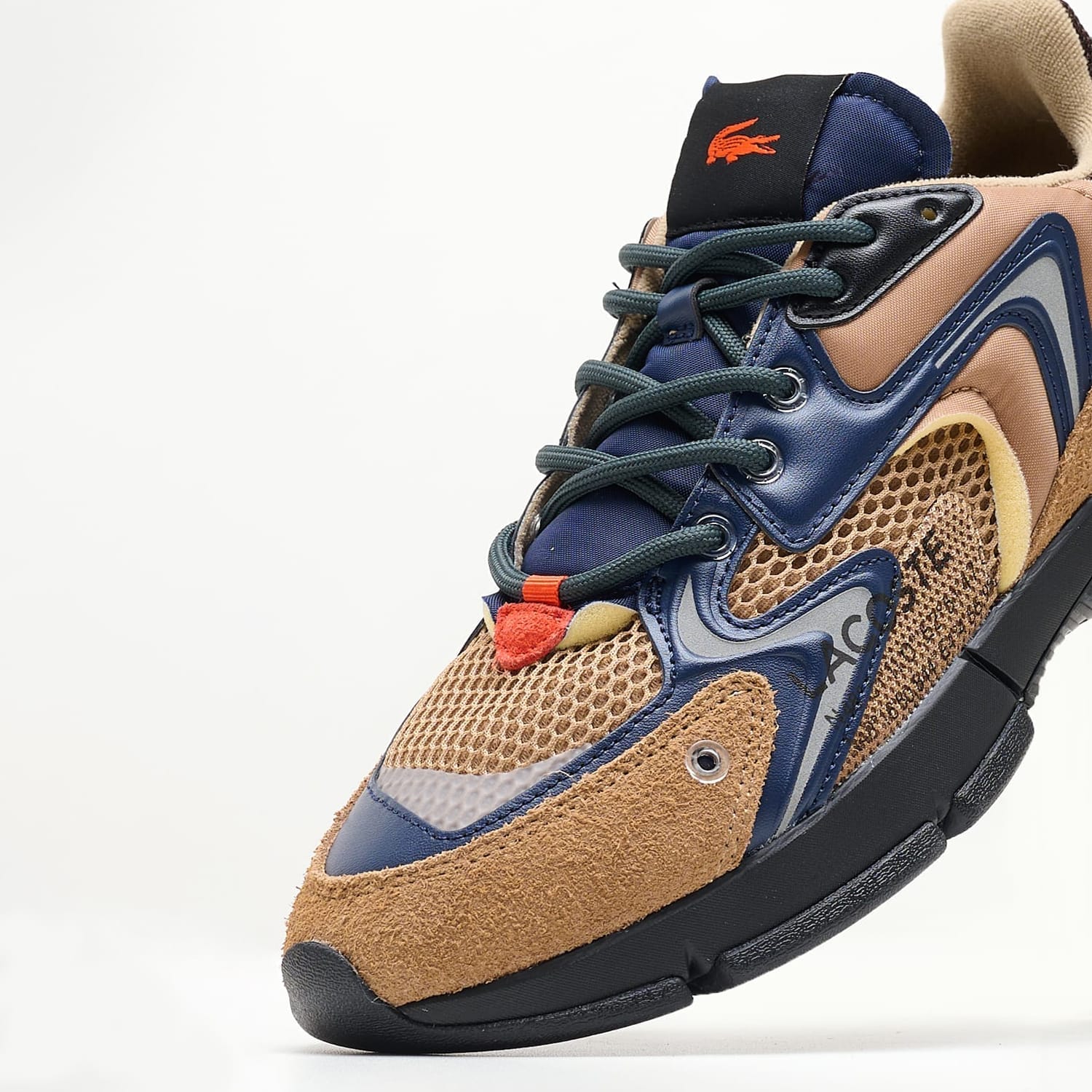 Ανδρικά Παπούτσια Casual L003.24.K Καφέ Δέρμα Καστόρι Lacoste