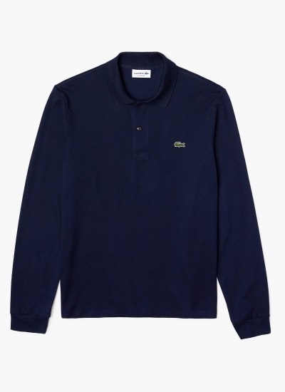 Men T-Shirts L1312 DarkBlue Cotton Lacoste