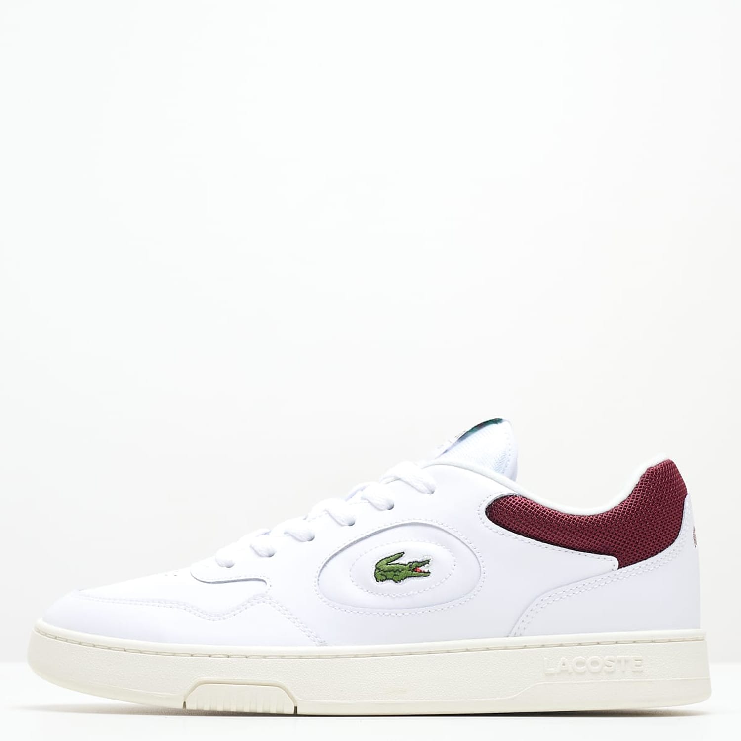 Ανδρικά Παπούτσια Casual Lineset.2231 Άσπρο Δέρμα Lacoste
