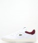 Men Casual Shoes Lineset.2231 White Leather Lacoste