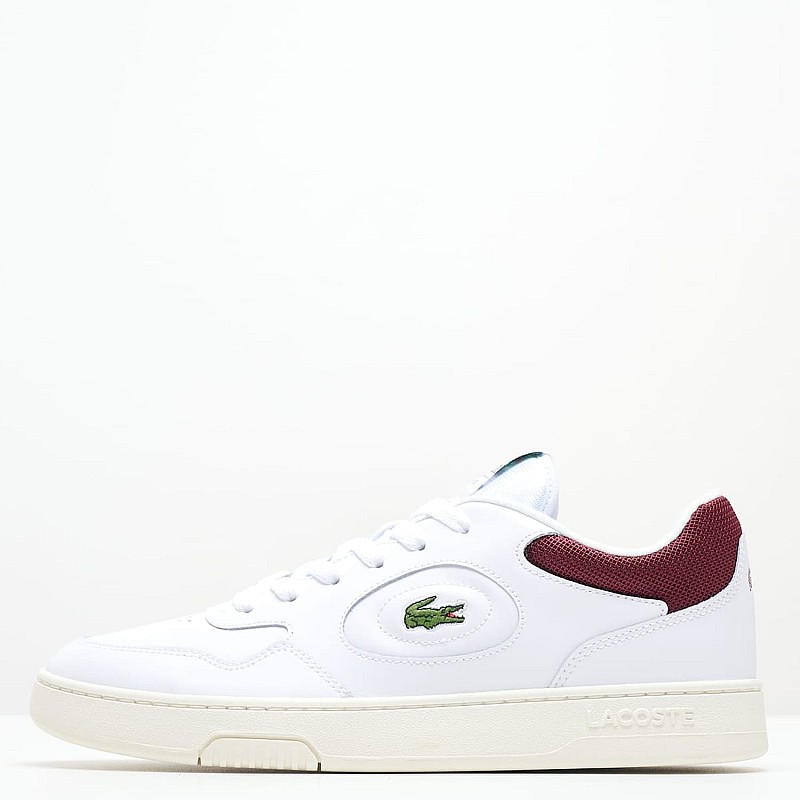 Men Casual Shoes Lineset.2231 White Leather Lacoste