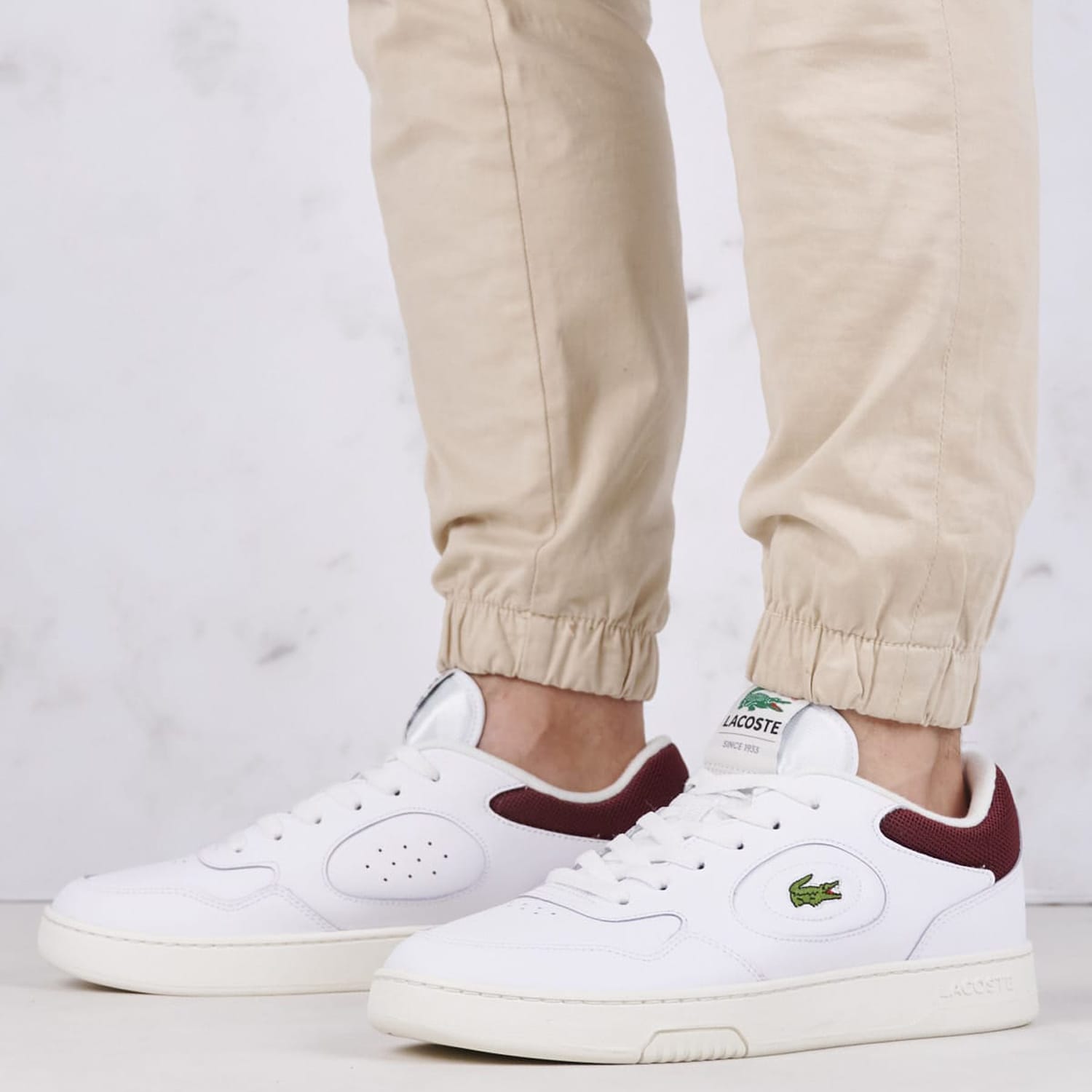 Ανδρικά Παπούτσια Casual Lineset.2231 Άσπρο Δέρμα Lacoste Ανδρικά Παπούτσια Casual Lineset.2231 Άσπρο Δέρμα Lacoste